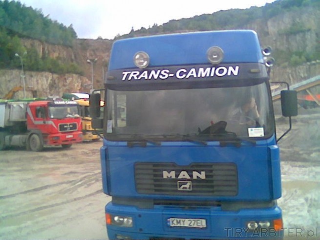 Trans-Camion MAN na Kopalni 